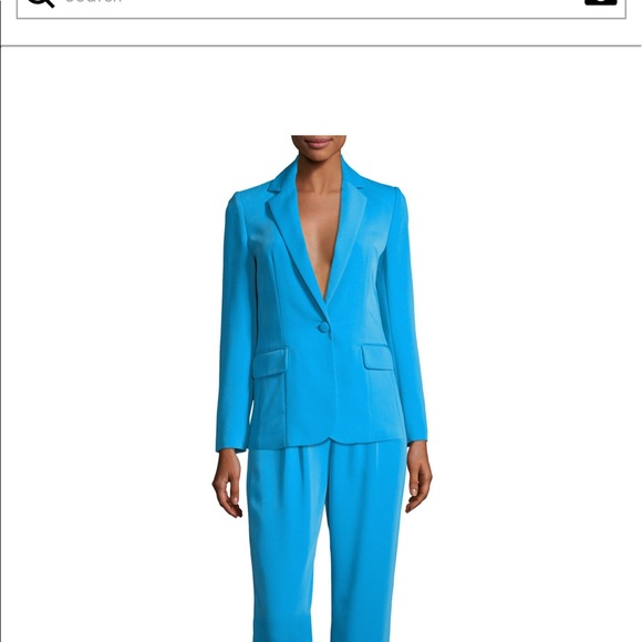 FRAME True Notched-Collar One-Button Blazer - Picture 3 of 6